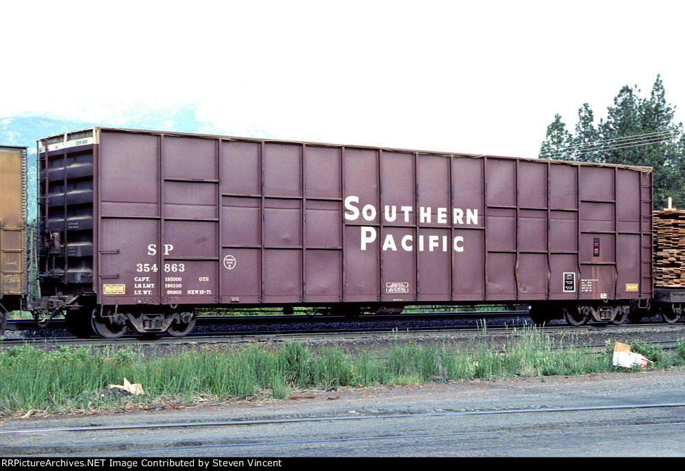 Southern Pacific woodchip gomdola SP #354863